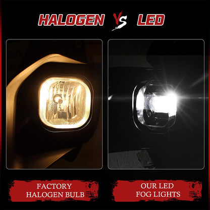 LED Fog Lights for Ford F-Series 2011-2016, Bumper Driving Lamp Kit