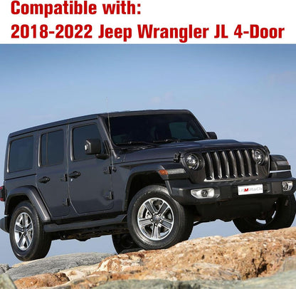 5-PCS Door Handle Bowl Protectors for 2018-2023 Jeep Wrangler JL 4-Door