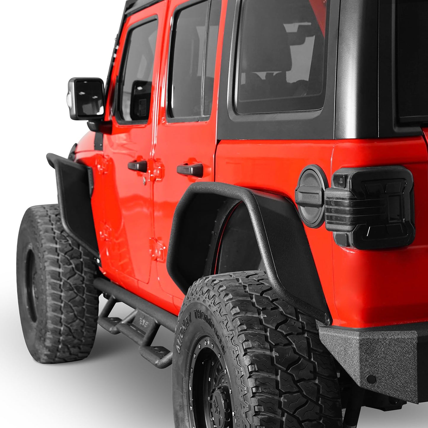 JL High Clearance Steel Fender Flares with Lights for Jeep Wrangler
