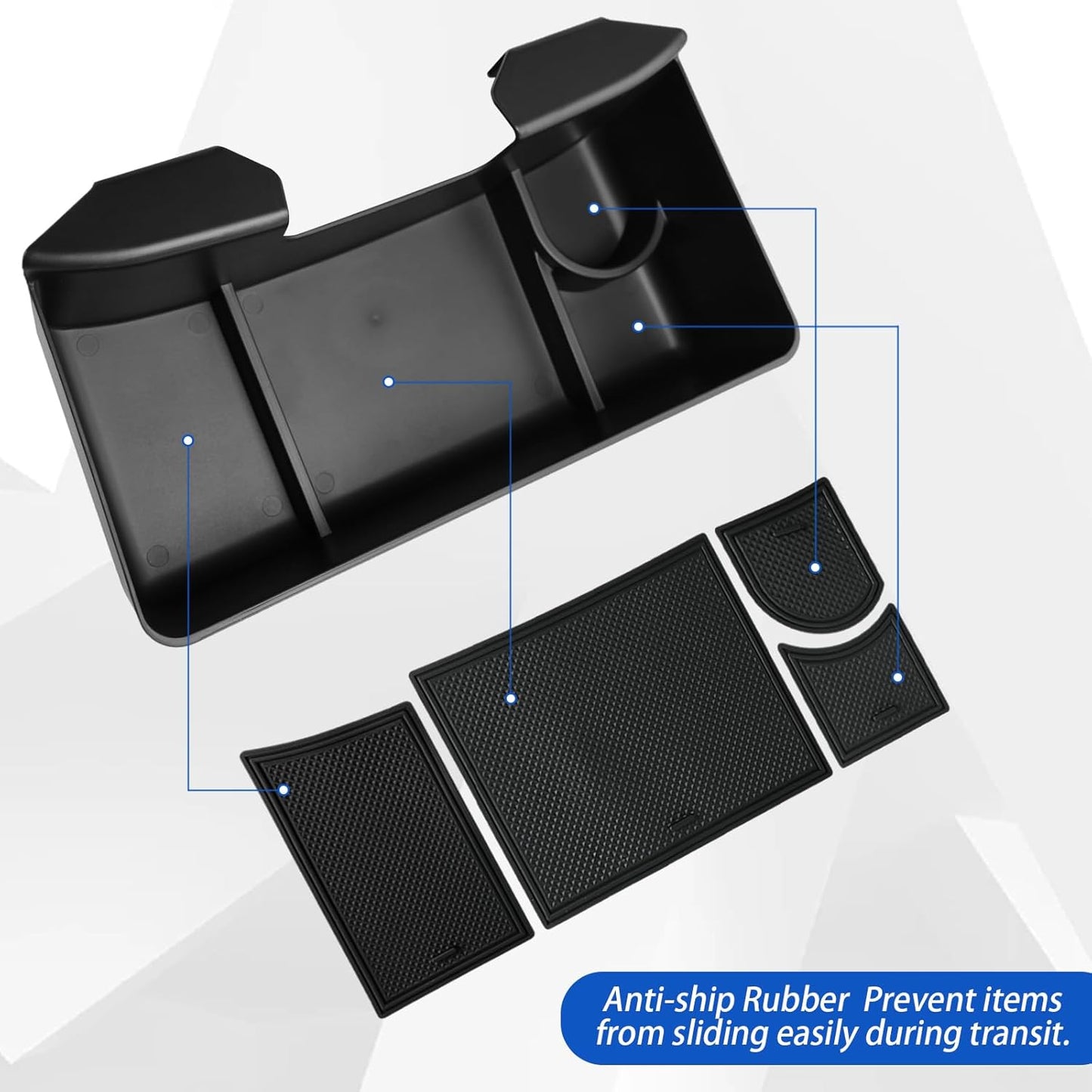 Hanging Console Organizer Box for 2019-2026 Chevy/GMC 1500 & HD - Split-Bench Seat Only