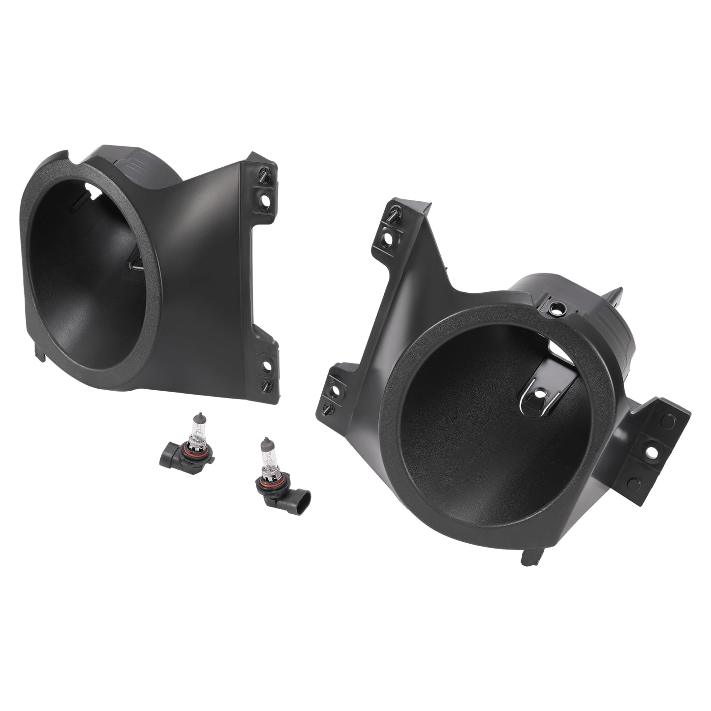 Ford F-150 Fog Light Bezel with H10 Bulbs, Black Trim