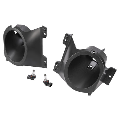 Ford F-150 Fog Light Bezel with H10 Bulbs, Black Trim