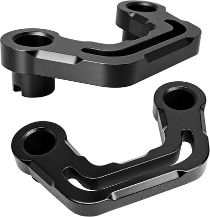 A-Pillar LED Light Mounts for 2018-2023 Jeep Wrangler JL & Gladiator JT (Black)