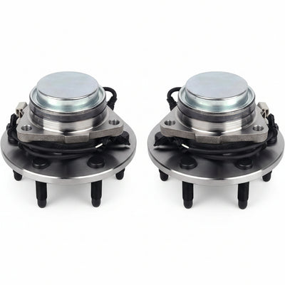 2-PCS 2WD Front Wheel Hub Assembly for 1999-2006 GM 1500 6-Lug Trucks/SUVs - 515054, w/ABS