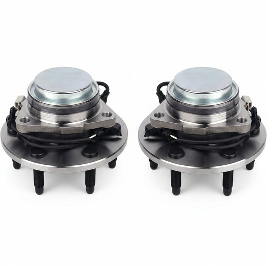 2-PCS 2WD Front Wheel Hub Assembly for 1999-2006 GM 1500 6-Lug Trucks/SUVs - 515054, w/ABS