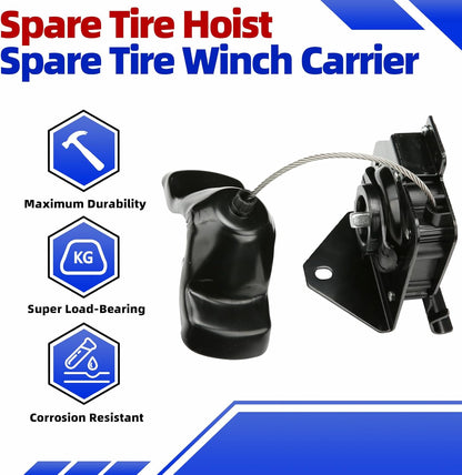 Spare Tire Winch Hoist for 2003-2010 Chevy/GMC 2500/3500 Series - Replaces 924-502/19371173/25792480/25912261