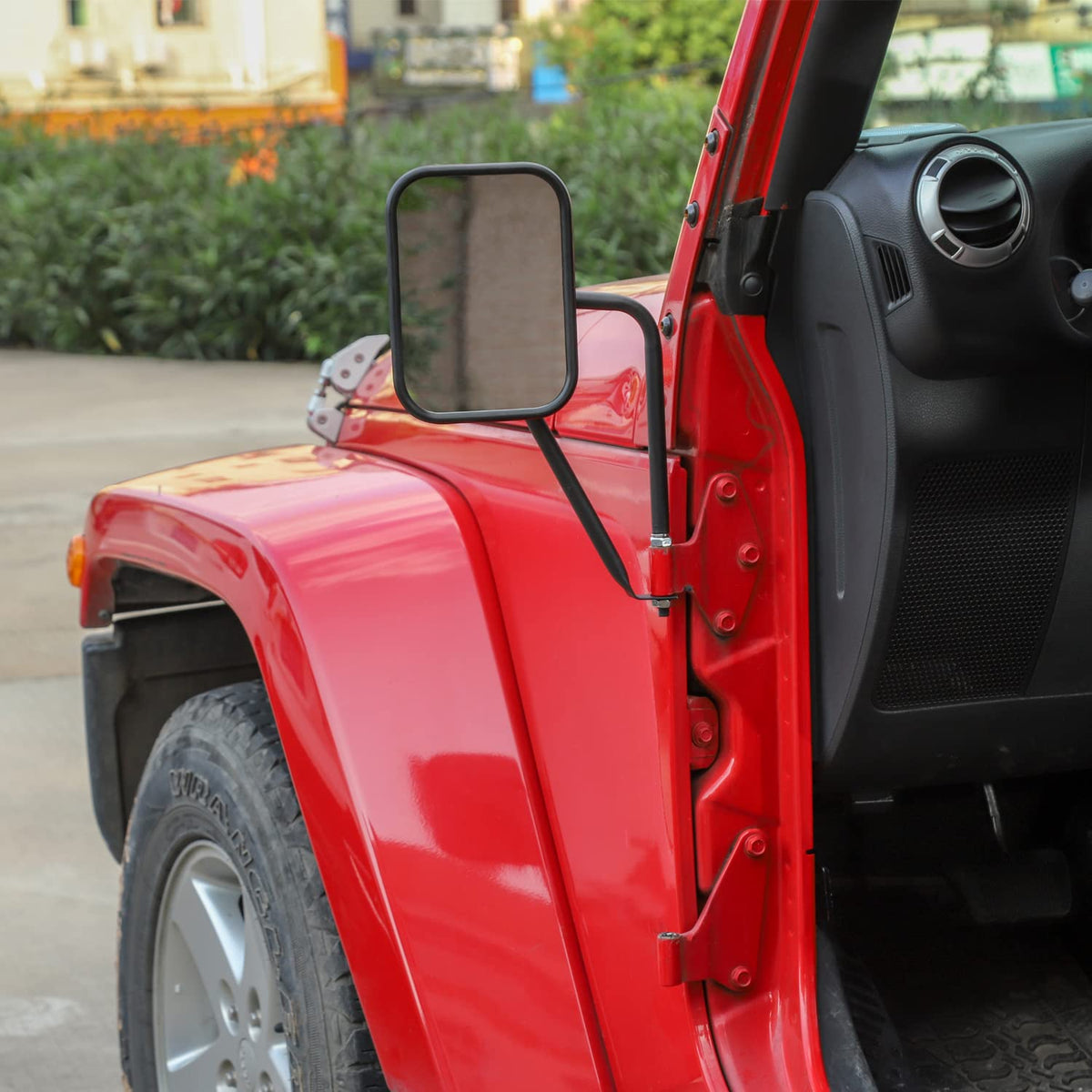 Jeep Wrangler Quick Release Side View Mirrors, 2 Pack