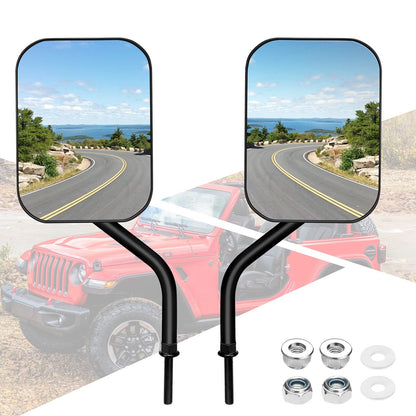 Jeep Wrangler JK JL Unlimited Hinge Side Mirrors