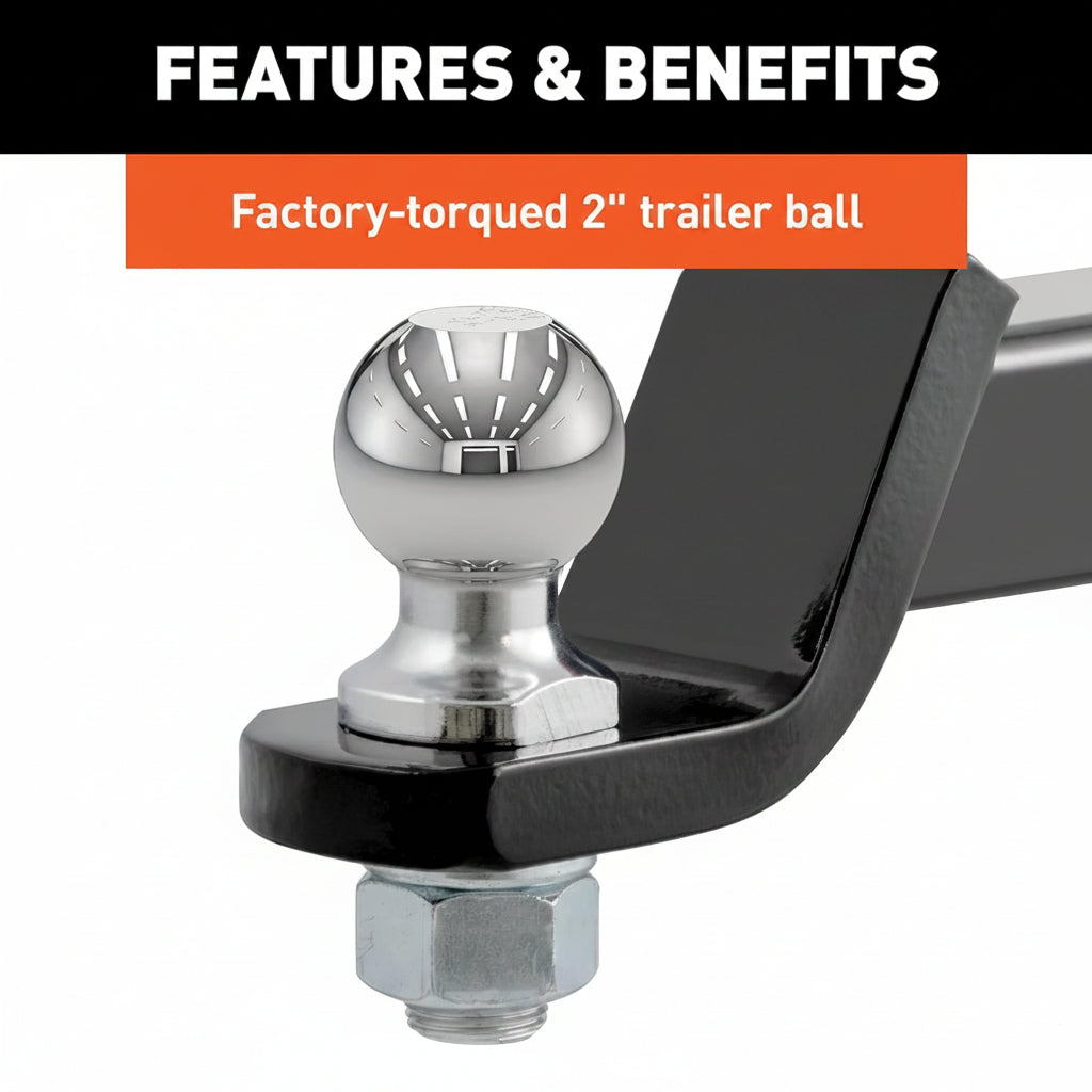 Class III 2" Loaded Ball Mount with 2" Ball - 45036