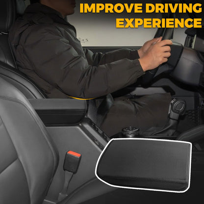 Microfiber Leather Center Console Cover for 2021-2025 Ford Bronco 2/4-Door (Excludes Sport)