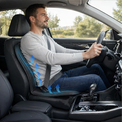 Cooling Car Seat Cushion - Black, Adjustable Temperature