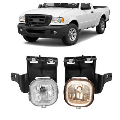 Pair Fog Lights w/Bulb for 2006-2007 Ford Ranger Left & Right