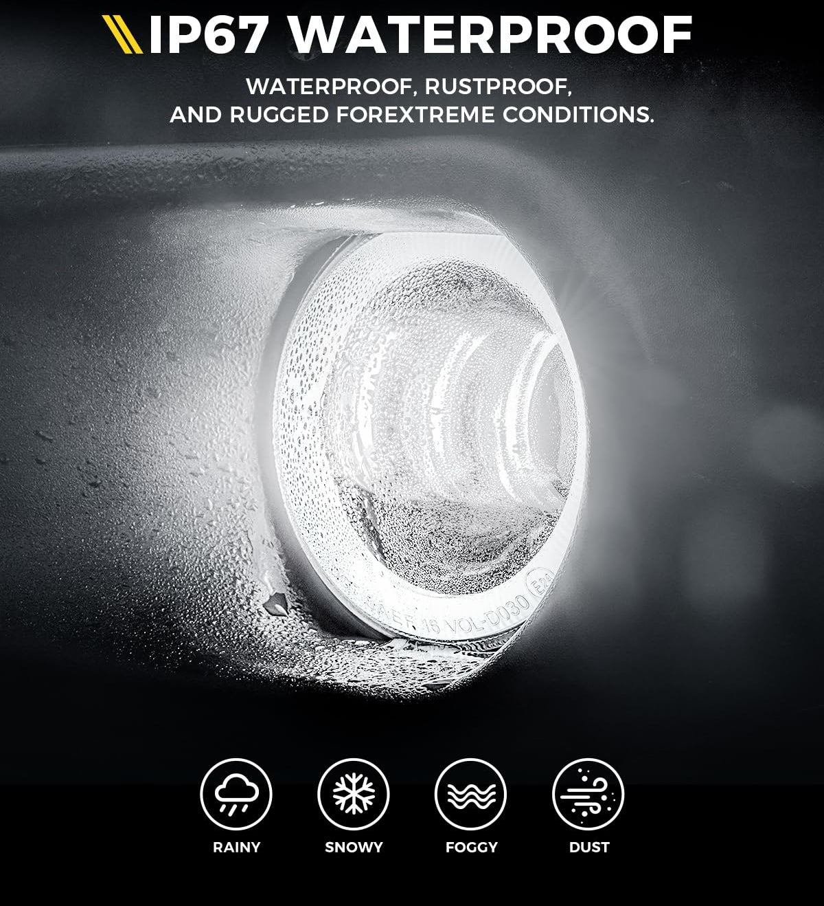300% Brighter LED Fog Lights for 2018-2025 Jeep JL & Gladiator JT - DOT, Plug & Play