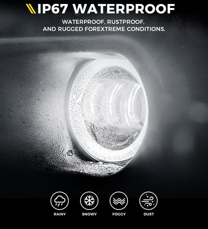 300% Brighter LED Fog Lights for 2018-2025 Jeep JL & Gladiator JT - DOT, Plug & Play