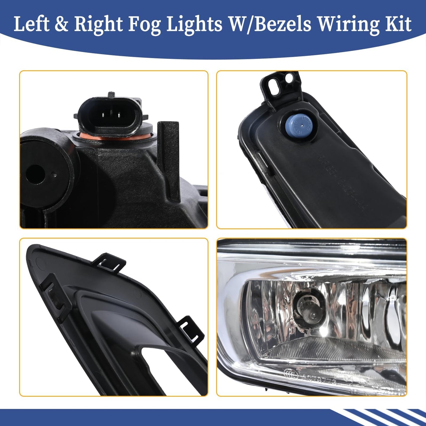 Ford Transit Fog Lights Kit with Clear Lens