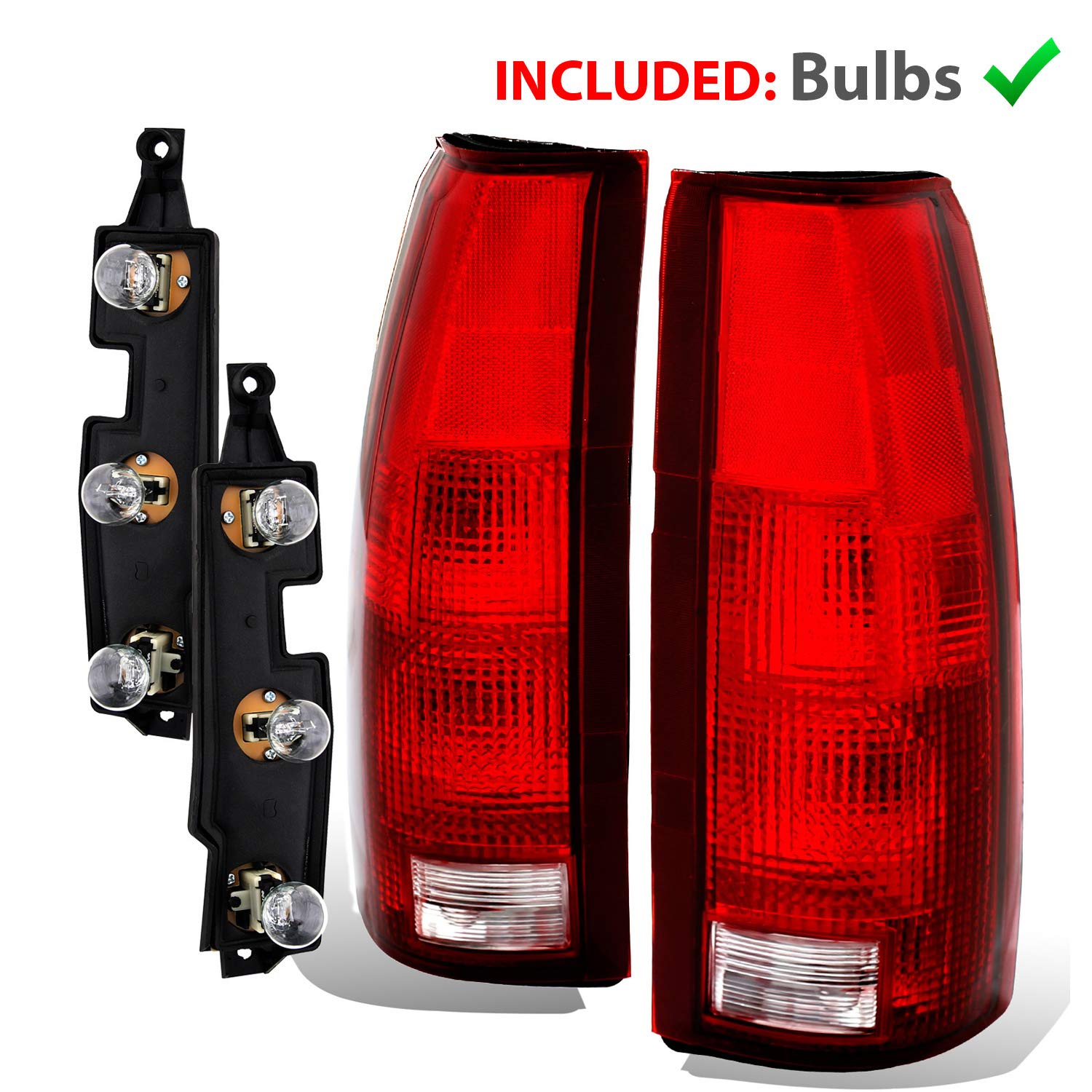 For 1988-1999 Fullsize C/K Silverado Pickup Truck Tahoe Sierra Suburban OE Style Rear Brake Lamp - OHMU