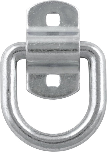 3"x3" Surface-Mount D-Ring Tie Downs (2-Pack) - 11,000 lb Break Strength