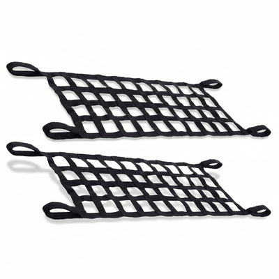 2-Pack Mesh Cargo Net / Hammock for Jeep Wrangler & Gladiator (1987-2022)