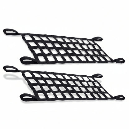 2-Pack Mesh Cargo Net / Hammock for Jeep Wrangler & Gladiator (1987-2022)