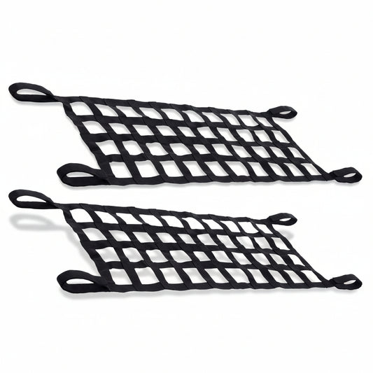 2-Pack Mesh Cargo Net / Hammock for Jeep Wrangler & Gladiator (1987-2022)