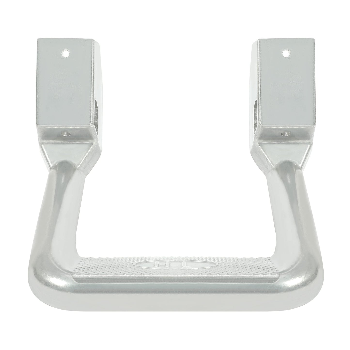 Electrophoresis Black Aluminum Side Steps - 300 lb Capacity, Universal for Chevy/Ford/Toyota/GMC/Dodge/Jeep