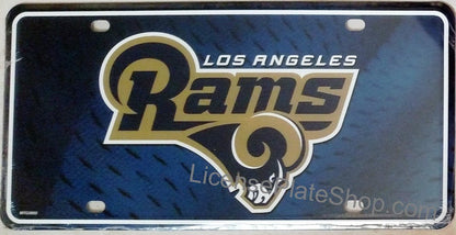 Rico Industries NFL Football Modern Retro Metal Auto Tag 6" x 12" - Great for Truck/Car/SUV