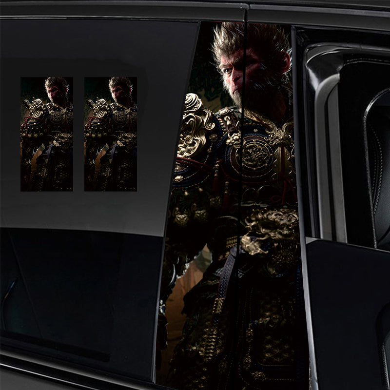 ﻿Universal Car Center B Pillar Sticker - Black Myth Wukong