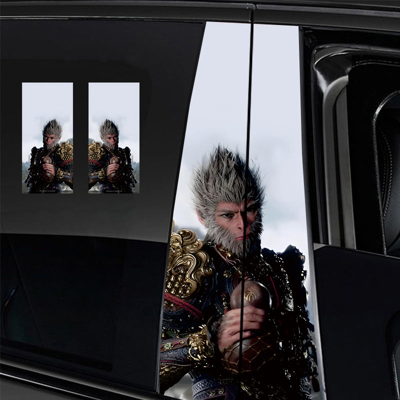 ﻿Universal Car Center B Pillar Sticker - Black Myth Wukong
