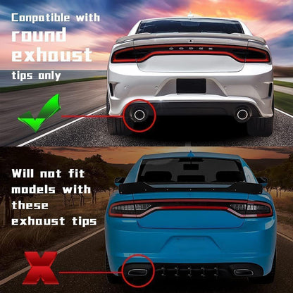 Rear Diffuser Compatible with 2015-2023 Dodge Charger