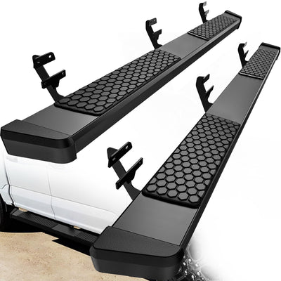 6" Black Running Boards for 2015-2026 Ford F-150 SuperCrew & 2017-2026 F-250/F-350 Crew Cab