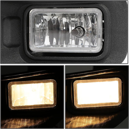 Ford F-150 Front Bumper Fog Lights with Bulbs, Clear Lens