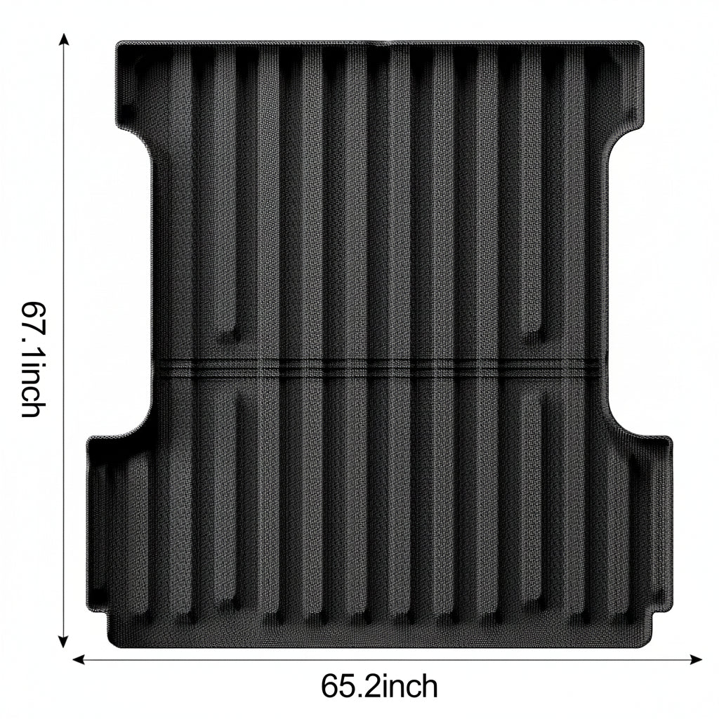 5.5' TPE Truck Bed Mat for 2015-2025 Ford F-150 & 2022-2023 Lightning - All-Weather Protection