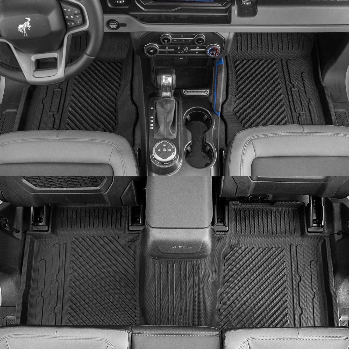 Floor Mats Compatible with 2021 2022 2023 2024 Ford Bronco