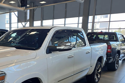 In-Channel Rain Guards (4-PCS) for 2019-2026 Ram 1500 Crew Cab (New Body) - Window Deflectors, 619006LP