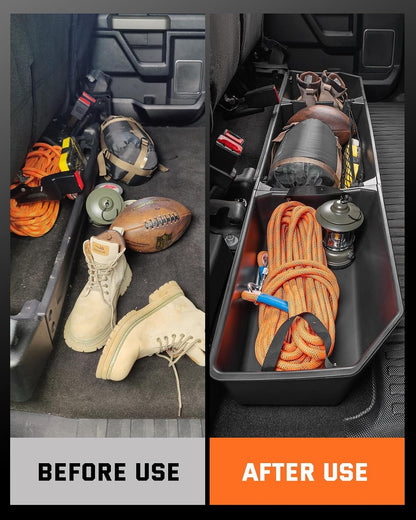 Upgraded Rear Underseat Storage Box for 2015-2026 Ford F-150 SuperCrew & 2017-2026 Super Duty Crew Cab