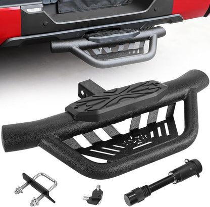 Double Layer 2" Hitch Step - Dual-Stage Anti-Slip, Universal Fit for Trucks/SUVs