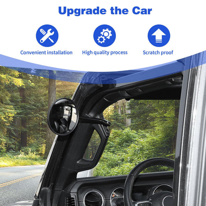 Wider View Door Off Mirrors for Jeep JL/JT
