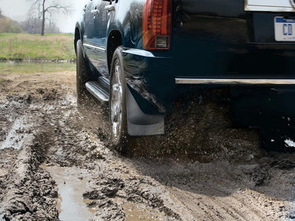 No-Drill Mud Flaps for Ford F-150 - Front & Rear Set (Black)