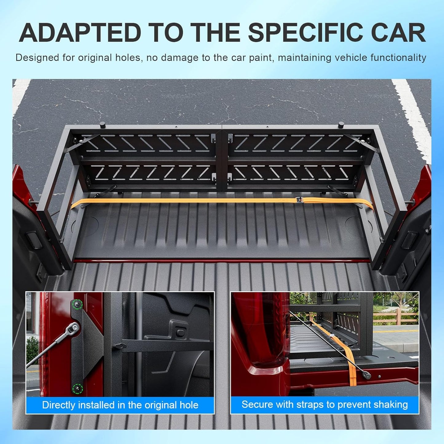 Tailgate Extender Compatible with 2019-2025 Chevy Silverado GMC Sierra Bed Extension Replacement for 2019-2025 Chevy Silverado Accessories