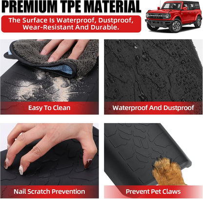 Waterproof TPE Armrest Cover for 2021-2024 Ford Bronco - Pet Scratch Protection