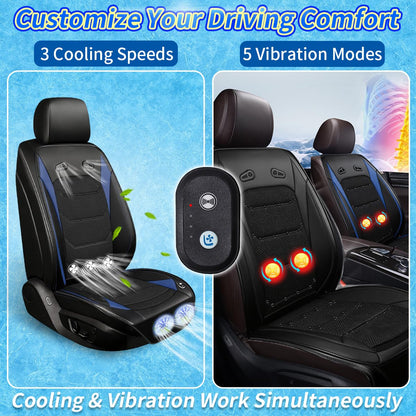 Cooling Ventilated Car Seat Cushion with 5 Fans