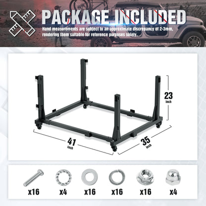 Door Storage Hanger Rack for Jeep Wrangler Gladiator