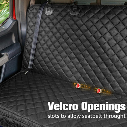 Waterproof Dog Back Seat Cover for Ford F-150, Ram 1500, GMC & Silverado Trucks