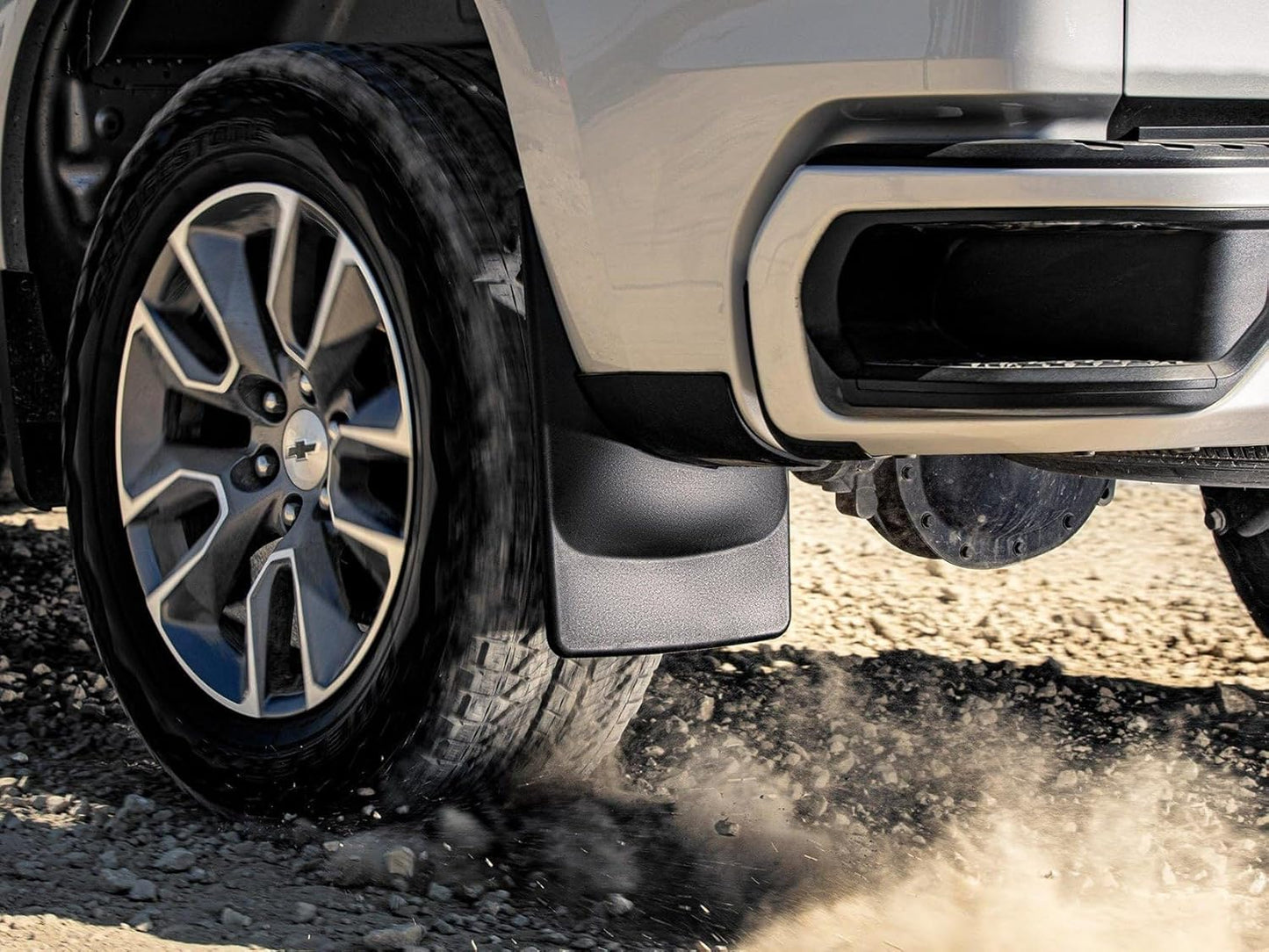 No-Drill Mud Flaps for Ford F-150 - Front & Rear Set (Black)