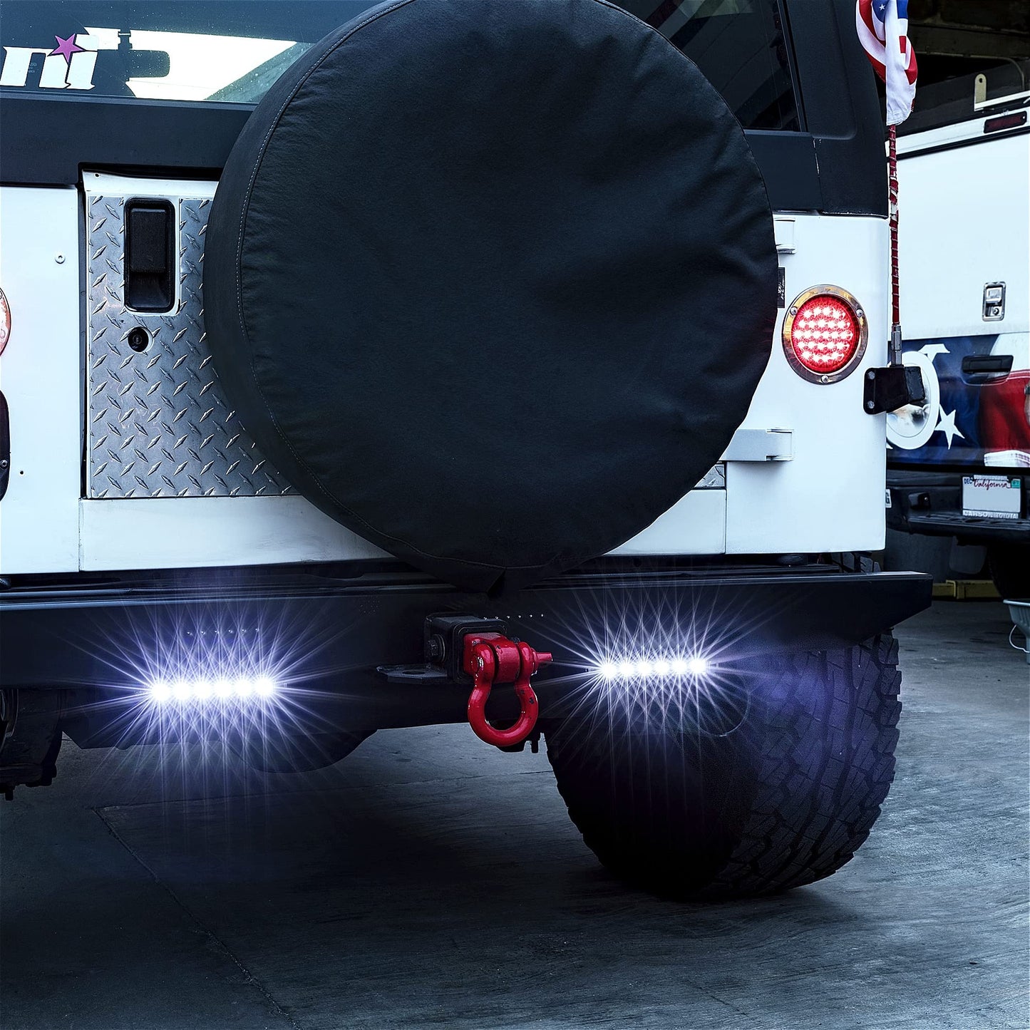 7" Ultra-Slim LED Light Bar (2-PCS) - 1530lm, 18W, IP68 Waterproof for Truck/ATV/Car (60° Flood)