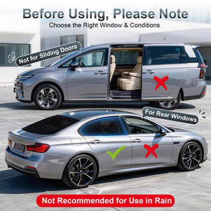 Baby Car Window Shades, Breathable UV Protection for Kids & Pets