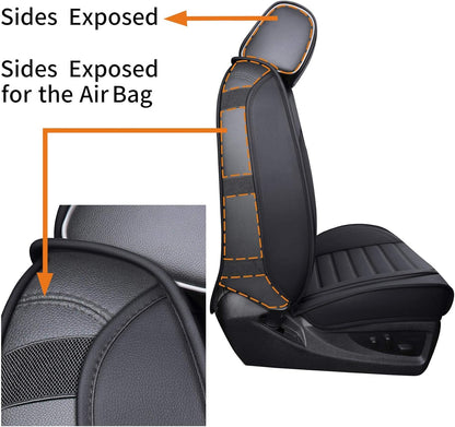 For Chevy Chevrolet Silverado GMC Sierra Car Seat Covers Fit 2007-2023 2024 1500/2500/3500HD - OHMU
