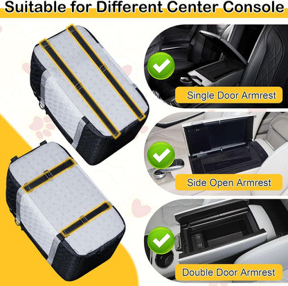 Center Console Dog Booster Seat - Safety Net, 0-15 lbs for Small Pets/Puppies/Cats