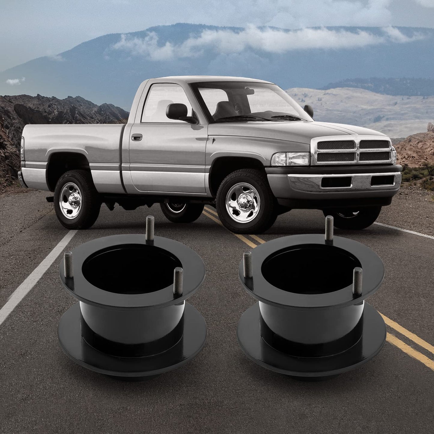 3.5" Front Leveling Kit for 1994-2013 Dodge Ram 1500/2500/3500 4WD - Coil Spacers