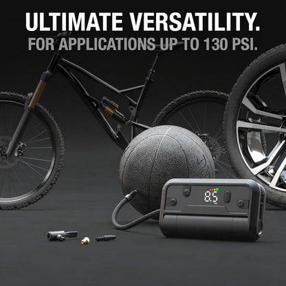 Air AL5 Cordless Tire Inflator - USB-C Rechargeable, 17 LPM, Digital Gauge/Auto-Shutoff for 31" Tires